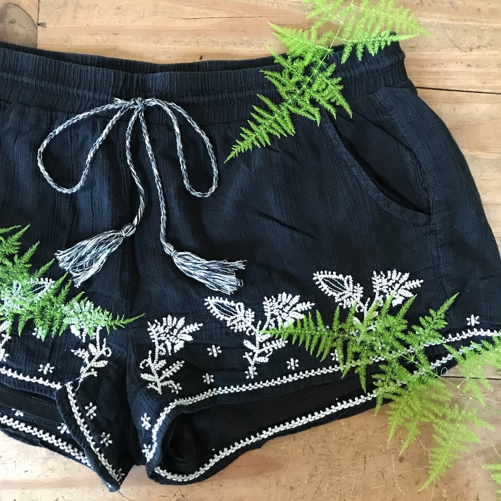 Embroidered Shorts